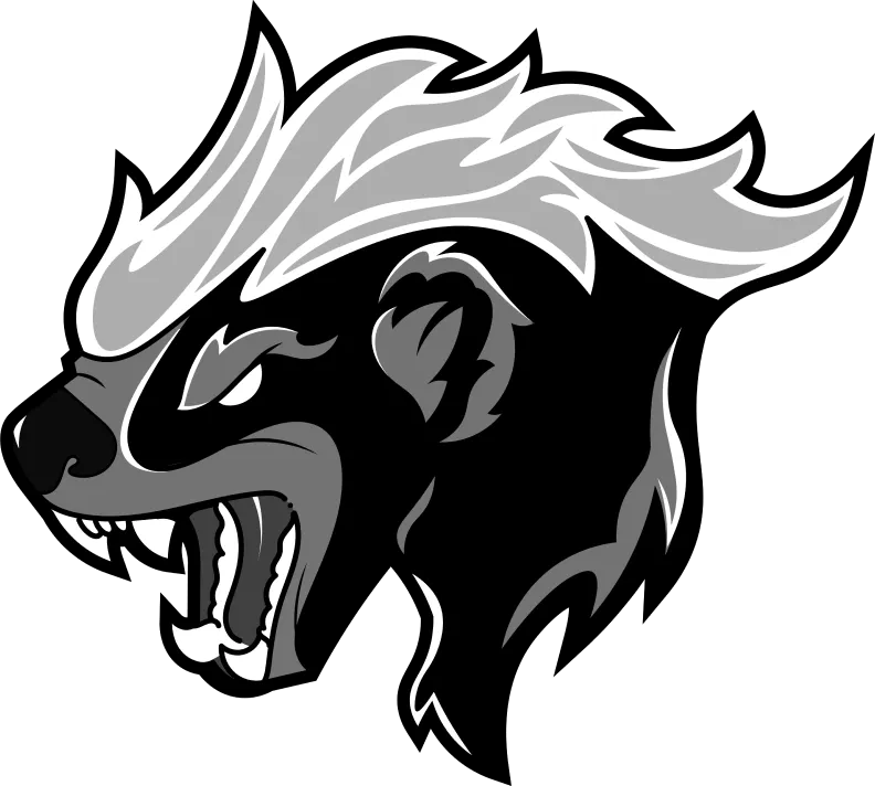 Background image with a honey badger